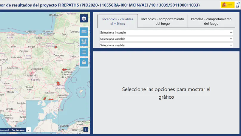 FIREPATHS webmapping app